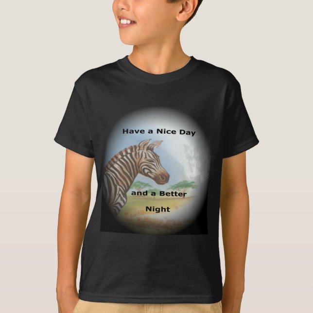 T-shirt Zebra Portrait, Amboseli : l'Esprit de la Savanna (Devant)