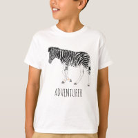T-shirt Zebra pour aventurier