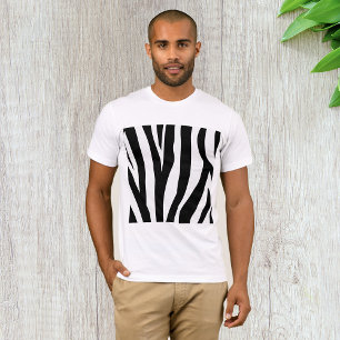 T-shirt Zebra Print Mens