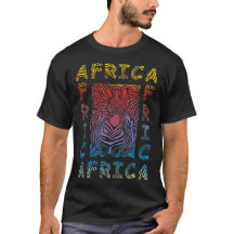 Zèbre - arrière - plan africain