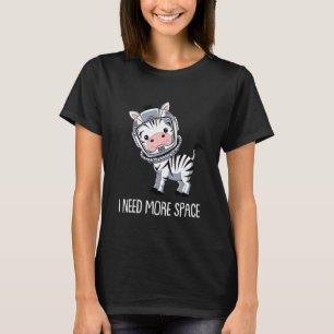 T-shirt Zèbre Astronaute Rayures Animal Africain J'ai Bes
