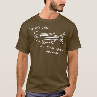 T-shirt Zèbre Esprit animal Arrière - plan foncé