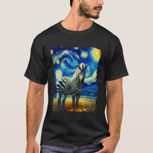 T-shirt Zèbre Nuit Étoilée Zèbre