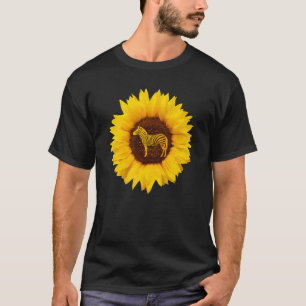 T-shirt Zèbre Pour Femmes Hommes Cheval D'Âne Animal Tourn
