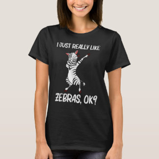T-shirt Zèbre Pour Hommes Femmes Africain Zoo Animal  1