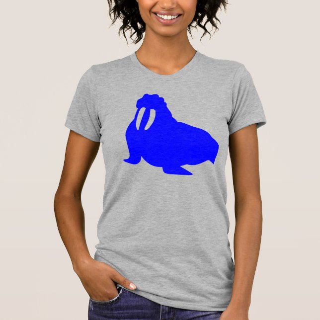 T-SHIRT ZEICHENBILD-WALROSS (Vorderseite)