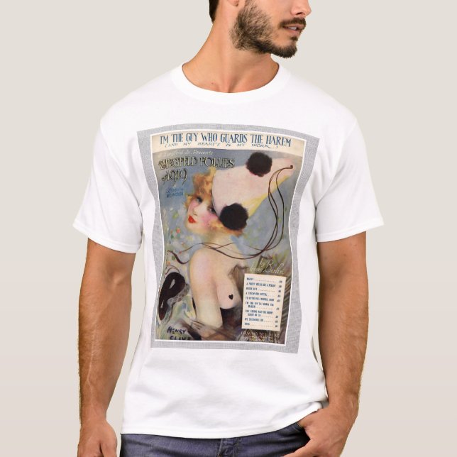 T-shirt Zeigfeld Follies Théâtre Vintage (Devant)