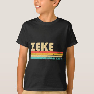 T-shirt ZEKE Nom Personnalisé Funny Retro Vintage Birthda