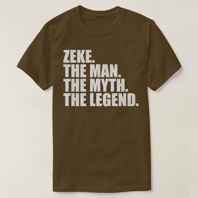 T-shirt ZekeZeke Nom Zeke prénom (Design devant)