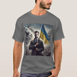 T-shirt Zelenskyy Défend L'Ukraine