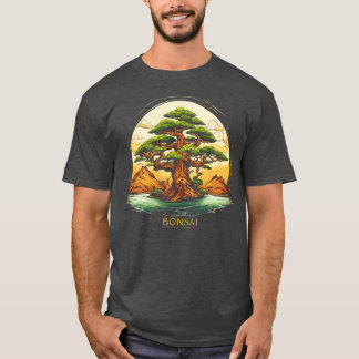 T-shirt Zen Bonsai Art Bonsai Arbre