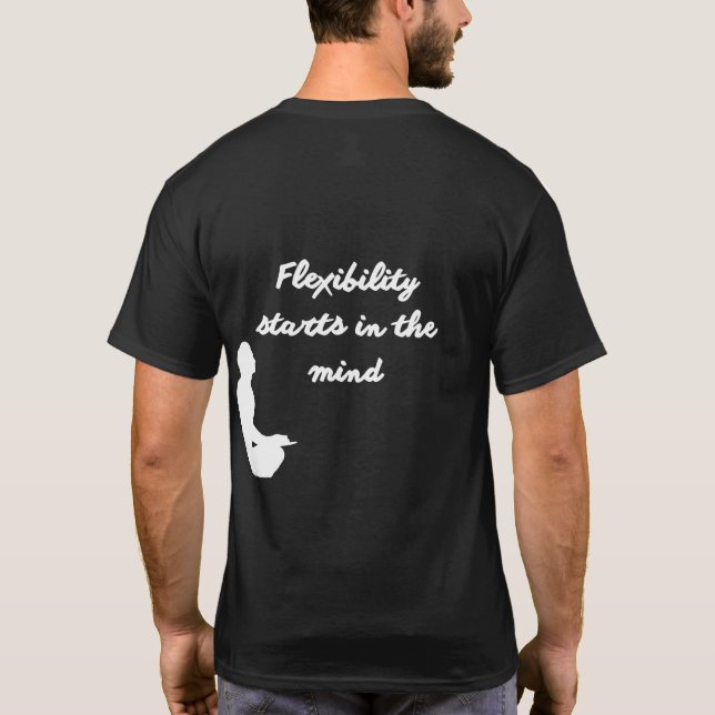 T-shirt Zen Mind Yoga NOIR (Dos)