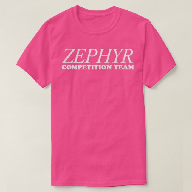 T-shirt ZEPHYR Équipe de compétition Ski Surfer les années (Design devant)