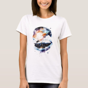 T-shirt Zeppelin lumineux