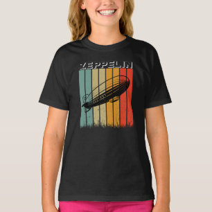 T-shirt Zeppelin Rétro Dirigible Aéronef Zepelin Zepplin