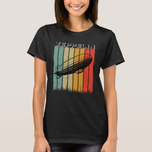 T-shirt Zeppelin Rétro Dirigible Aéronef Zepelin Zepplin
