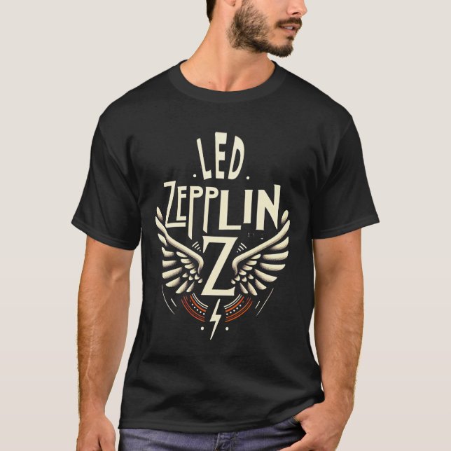 t-shirt zepplin led (Devant)