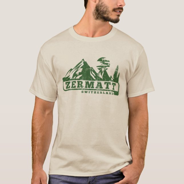 T-shirt Zermatt Suisse (Devant)