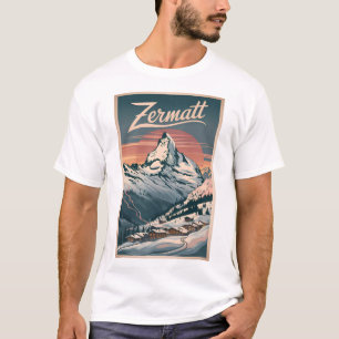 T-shirt Zermatt vintage