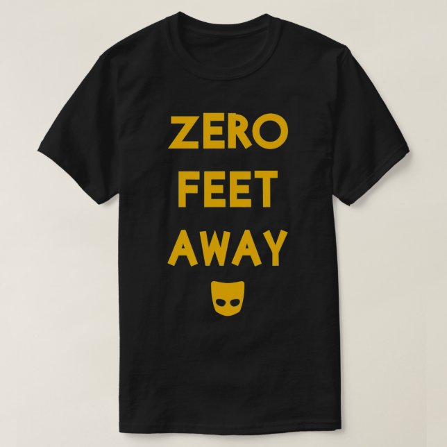 T-shirt Zéro 0 Pieds De Croisière Gay Drôle (Design devant)