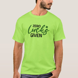 T-shirt Zéro chance donnée