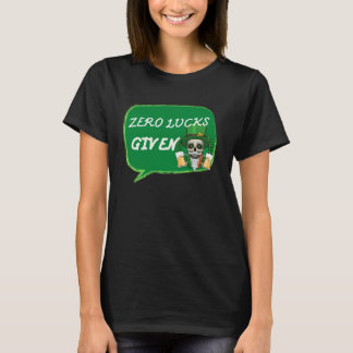 T-shirt Zéro chance donnée Jour de la Saint-Patrick Saint-