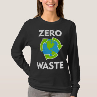 T-shirt Zéro Déchet Terre Jour Environnemental Enseignant
