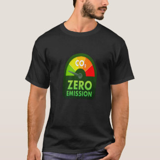 T-shirt Zéro émission propriétaire   Véhicule électrique c