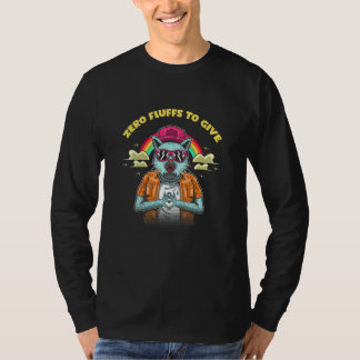 T-shirt Zéro Fausse Fourrure à Donner Chat  Maman Chat Cha