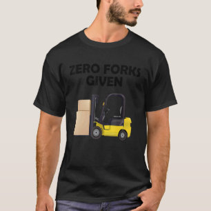 T-shirt Zéro fourchettes données