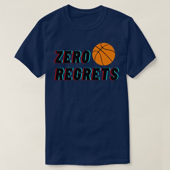 T-shirt zéro regret (Design devant)