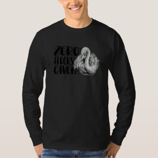 T-shirt Zéro troupeaux donnés Animal Flamant rose pour h