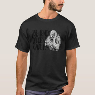 T-shirt Zéro troupeaux donnés  Animal  Flamant rose pour h