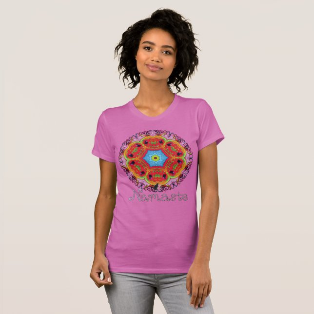T-shirt Zeta Namaste Kaleidoscope (Devant entier)
