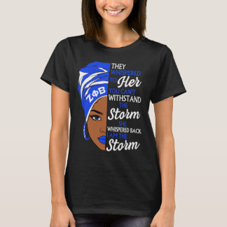 T-shirt Zeta Phi Beta Sorority Black Women Pride Melanin A