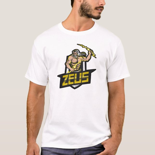 T-shirt Zeus Lightning bolt Greek Myths (Devant)
