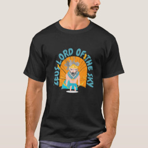 T-shirt zeus lord thunder dieu lancer lancer