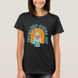 T-shirt Zeus seigneur dieu du tonnerre jette lançant