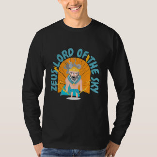 T-shirt zeus seigneur dieu du tonnerre lance lancer