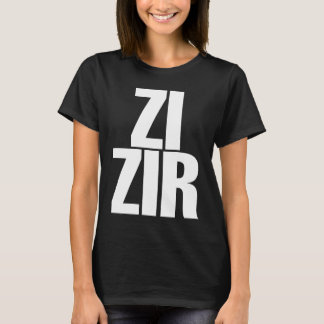 T-shirt Zi Zir Gros Pronoms Non Binaires Évidents