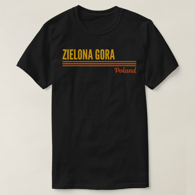 T-shirt Zielona Gora Pologne (Design devant)