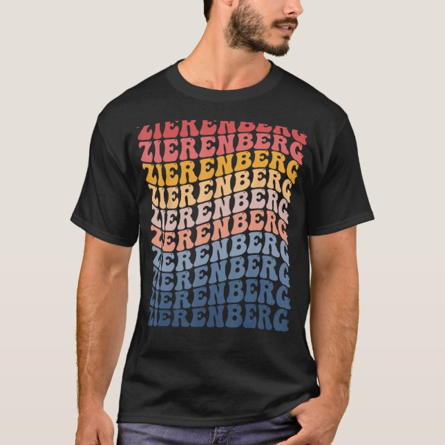 T-shirt Zierenberg City Rétro Super (Devant)