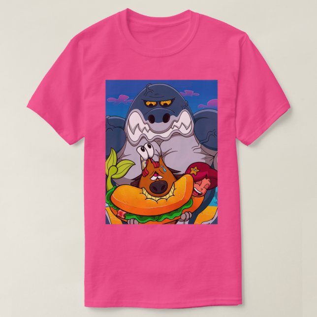 T-shirt Zig et Sharko et la sirène (Design devant)