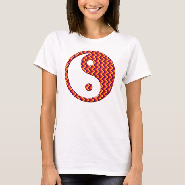 T-shirt Zig Zag Yin Yang (Devant)