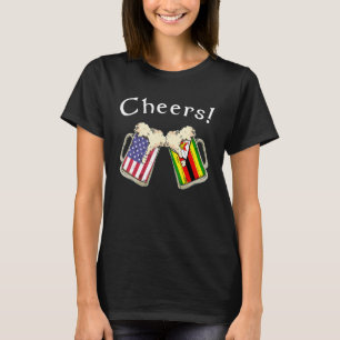 T-shirt Zimbabwe : Un Patriote Américain Cultive Un Pays B