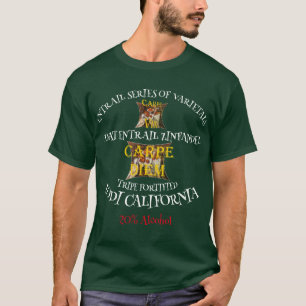 T-shirt Zinfandel d'entrailles de chèvre de la tripe calif