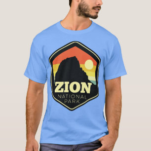 T-shirt Zion National Park Southern Utah Vintage Sunset He