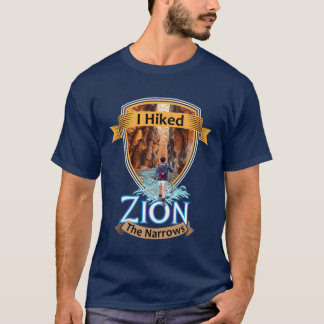 T-shirt Zion National Park Utah J'ai fait une randonnée da