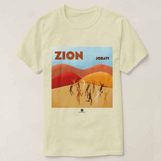 T-shirt 'Zion' pour hommes (Design devant)