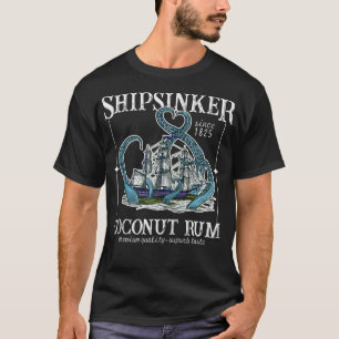 T-shirt Zip de rhum de noix de coco